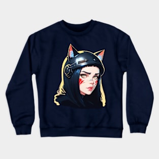 Black Cat Vintage 1 Crewneck Sweatshirt